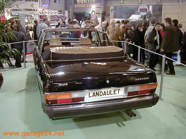  Now the PEUGEOT 604 Landaulet has been restored to its former 
