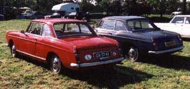 404 Coupes show their back side