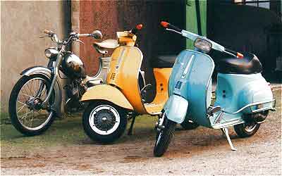 Z&uuml;ndapp Combinette and Vespa 50 special(s)