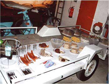 BBQ buffett AFTER the first rush