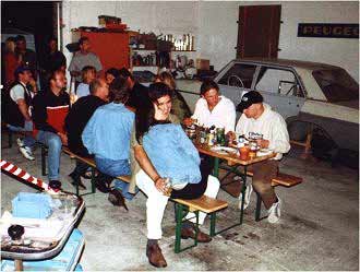 Mika & his sweatheart among  other guests